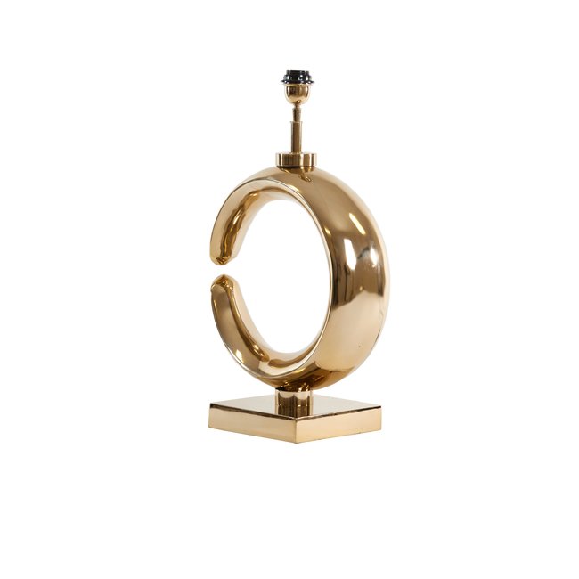 Light en Living Lampvoet 37x20x60 cm MAAN licht goud