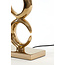 Light en Living Lampvoet 23x13x65 cm MAAN licht goud
