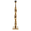 Light en Living Lampvoet 23x13x65 cm MAAN licht goud