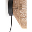 Light & Living Wandlamp Ø31x31 cm LYRA naturel+mat  zwart