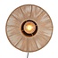 Light en Living Wandlamp Ø43x43 cm LYRA naturel+mat  zwart