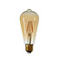 Light & Living LED hoekig Ø6,5x14,5 cm LIGHT 4W amber E27 dimbaar