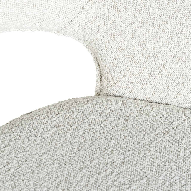 Richmond Interiors  Stoel Savoy white bouclé - Showroommodel
