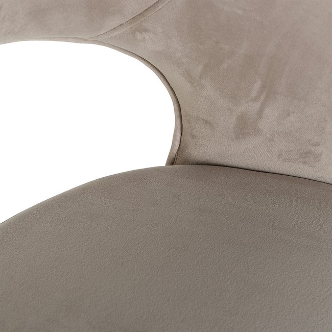 Richmond Interiors  Barstoel Savoy khaki velvet - Showroommodel