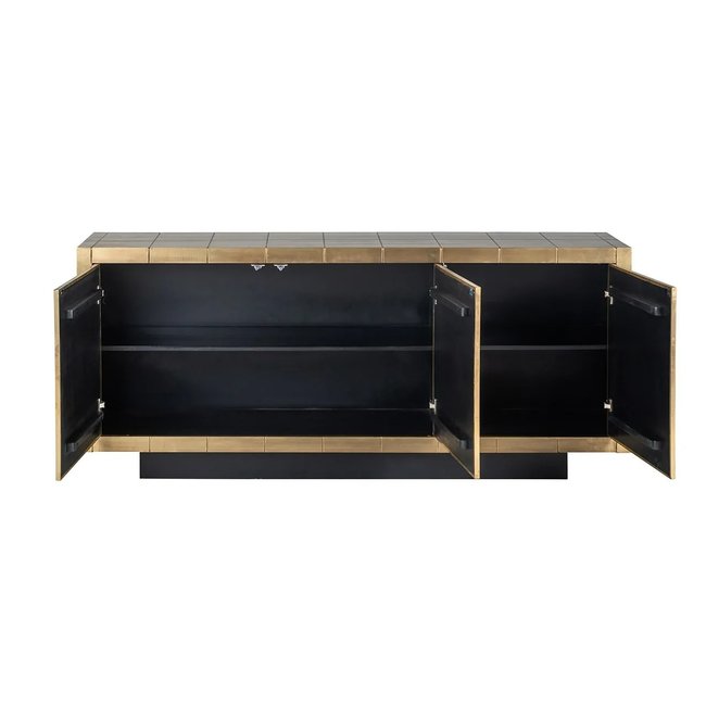 Richmond Interiors  Dressoir Collada 3-deuren goud