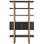 Richmond Interiors  Wandkast Cambon 4-deuren 4-planken (Dark coffee)