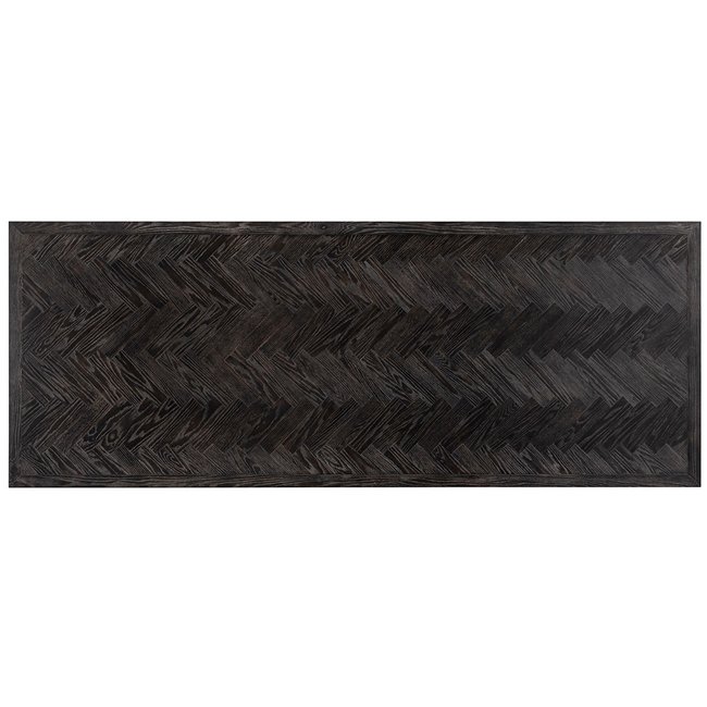 Richmond Interiors  Eettafel Blackbone brass 260 (Black rustic)