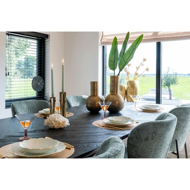 Richmond Interiors  Eettafel Hayley 230 (Dark coffee)