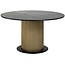 Richmond Interiors  Eettafel Ironville Ø140 (Black/gold)