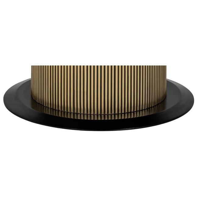 Richmond Interiors  Eettafel Ironville Ø140 (Black/gold)