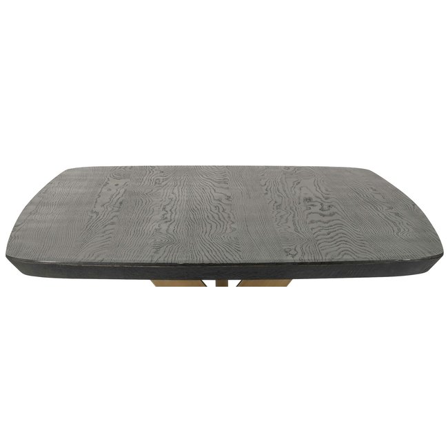 Richmond Interiors  Eettafel Cambon 235 deens ovaal (Dark coffee)