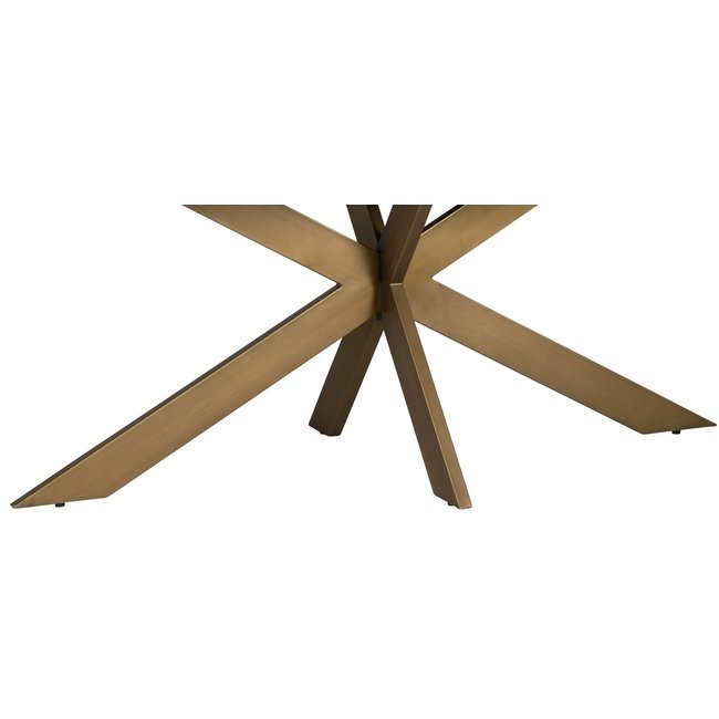 Richmond Interiors  Eettafel Cambon 280 deens ovaal (Dark coffee)