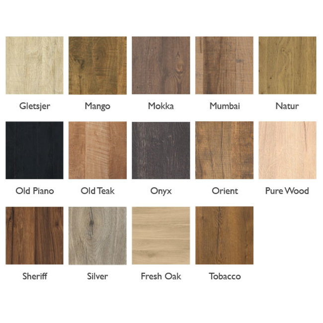 WoonMax Eettafel Vaiana Lamulux  uitschuifbaar  - Diverse kleuren en 4 afmetingen