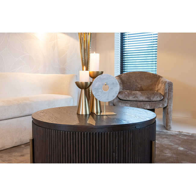 Richmond Interiors  Salontafel Luxor 95Ø (Brown)