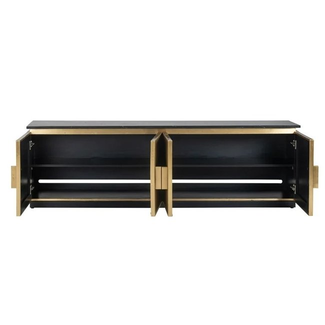 Richmond Interiors  TV-dressoir Ironville 4-deuren (Gold)