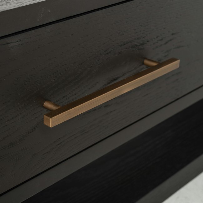 Richmond Interiors  TV-dressoir Cambon 3-laden (Dark coffee)