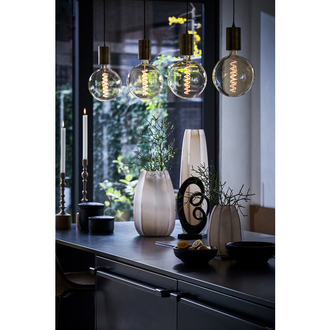 Light en Living Deco LED globe Ø20x26 cm LIGHT 4W amber E27 dimbaar