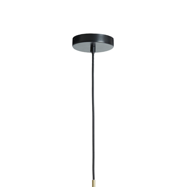 Light en Living Hanglamp Ø29,5x21 cm SOLNA antiek brons+smoke glas