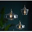 Light en Living Hanglamp Ø29,5x21 cm SOLNA antiek brons+smoke glas