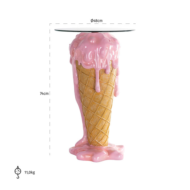 Richmond Interiors  Bijzettafel Ice