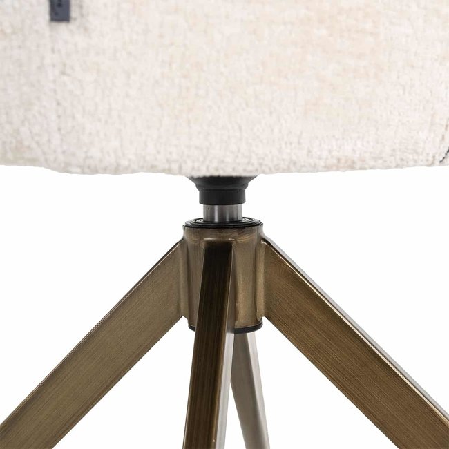 Richmond Interiors  Draaistoel Aline white chenille