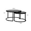 Richmond Interiors  Salontafel Catana set van 2  (Black)