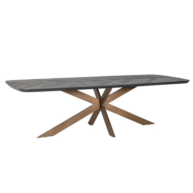 Richmond Interiors  Eettafel Hayley 280 (Dark coffee)