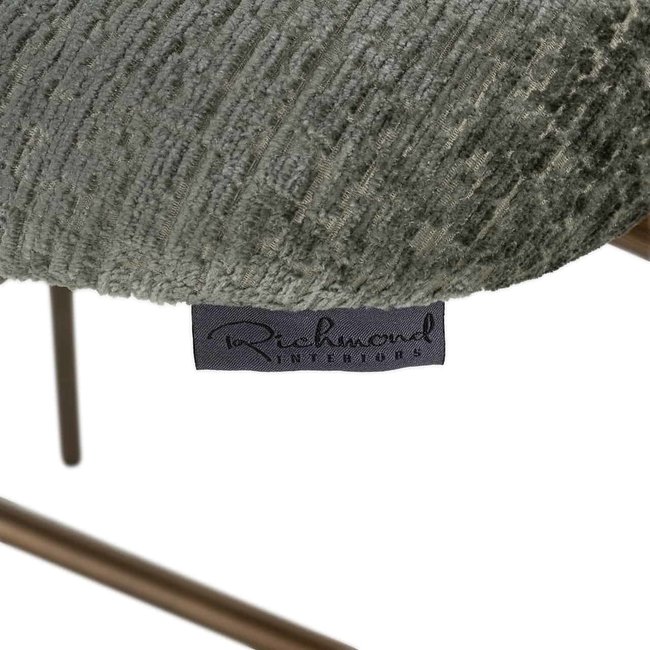 Richmond Interiors  Counterstoel Xenia thyme fusion / brushed gold legs (Fusion thyme 206)