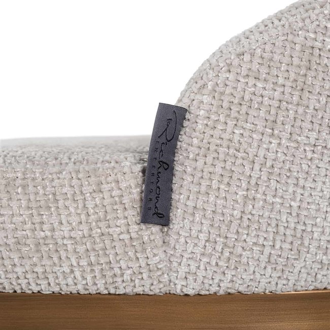 Richmond Interiors  Barstoel Bolton natural renagade met geborsteld goud