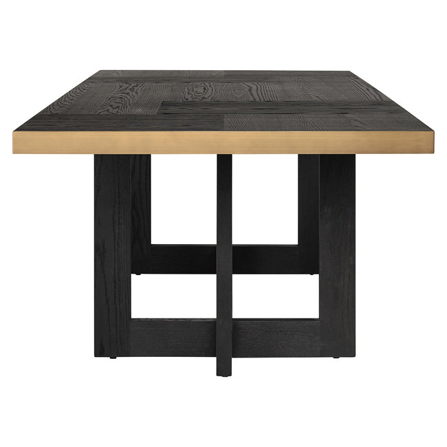 Richmond Interiors  Eettafel Cambon 280 (Dark coffee)
