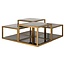 Richmond Interiors  Salontafel Loua set van 4 (Brushed Gold)