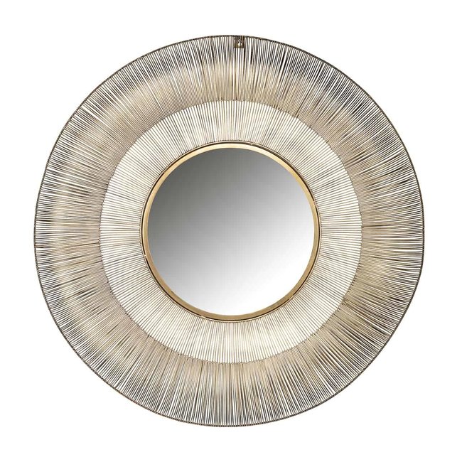 Richmond Interiors  Spiegel Aliza 100Ø (Brushed Gold)