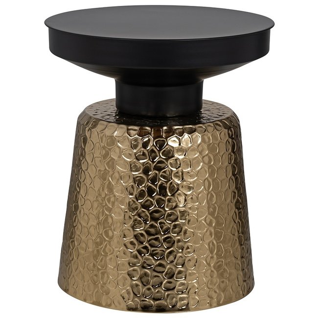 Richmond Interiors  Bijzettafel Freddie (Black/gold)