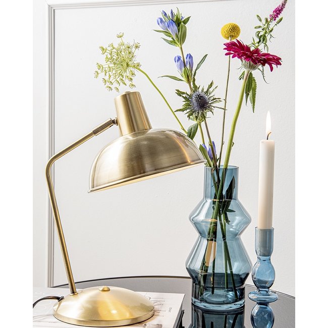 Leitmotiv Tafellamp Hood geborsteld goud