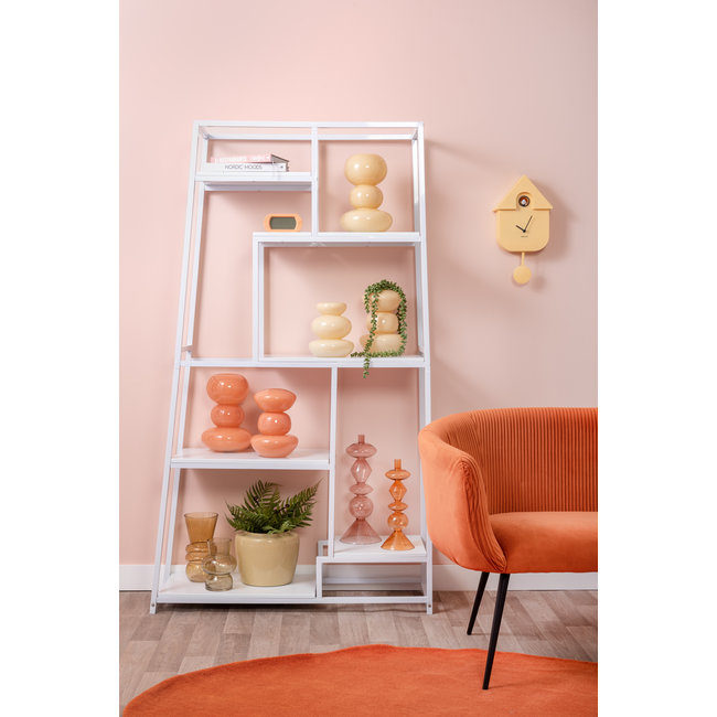 Present Time Vaas Bubbles glas groot lichtgeel