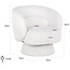 Richmond Interiors  Draaifauteuil Senna white furry