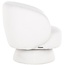 Richmond Interiors  Draaifauteuil Senna white furry