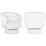 Richmond Interiors  Draaifauteuil Senna white furry