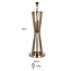 Richmond Interiors  Vloerlamp Jaira goud