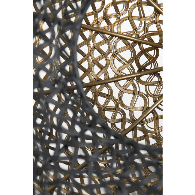 Light en Living Hanglamp FINOU mat zwart Ø42x38 cm