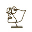 Light en Living Ornament FACE antiek brons - 2 maten