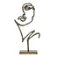 Light en Living Ornament FACE antiek brons - 3 maten