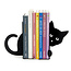 Balvi Boekensteun verborgen kat zwart metaal
