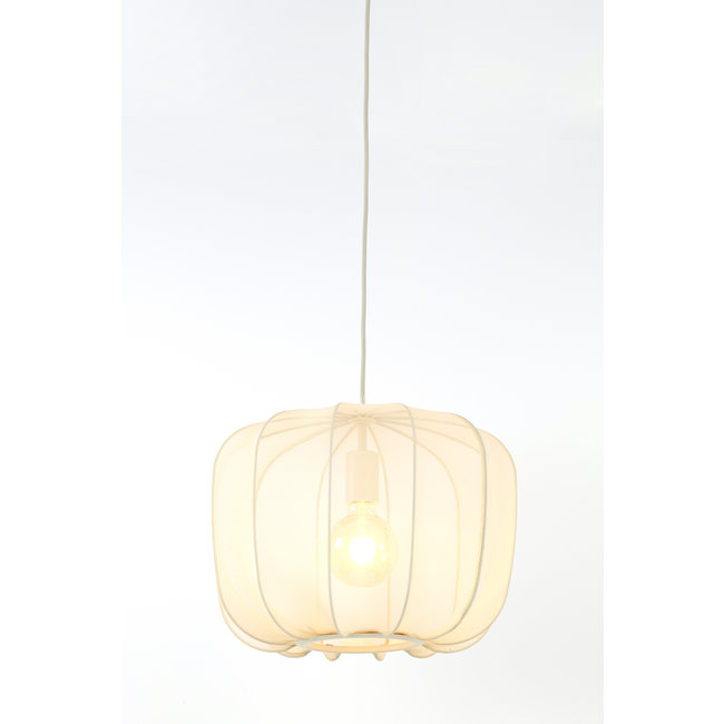 Light en Living Hanglamp Ø40x30 cm PLUMERIA zand