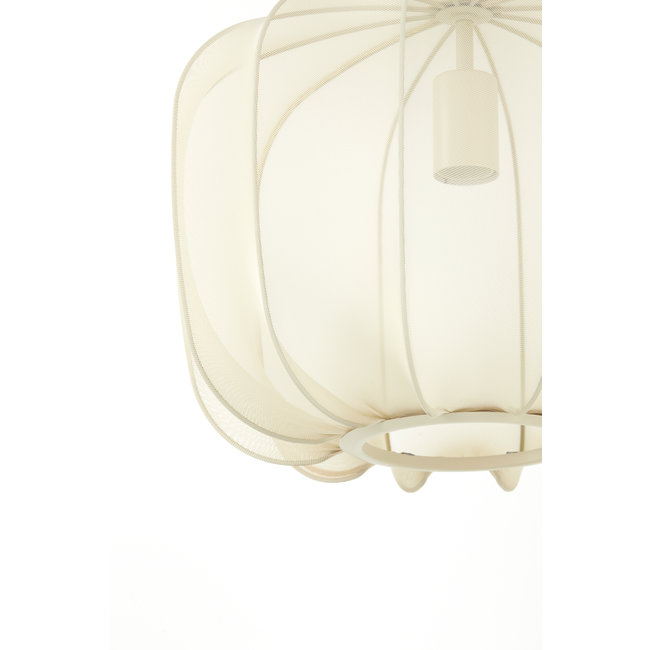 Light en Living Hanglamp Ø60x45 cm PLUMERIA zand