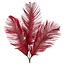 Light en Living Ornament 3 veren 30x59 cm FEATHER  rood