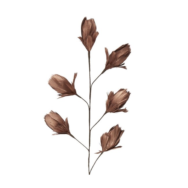 Light en Living Ornament 6 bloemen 90 cm TULIP koper