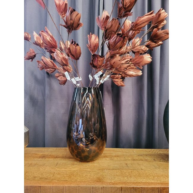 Light en Living Ornament 6 bloemen 90 cm TULIP koper