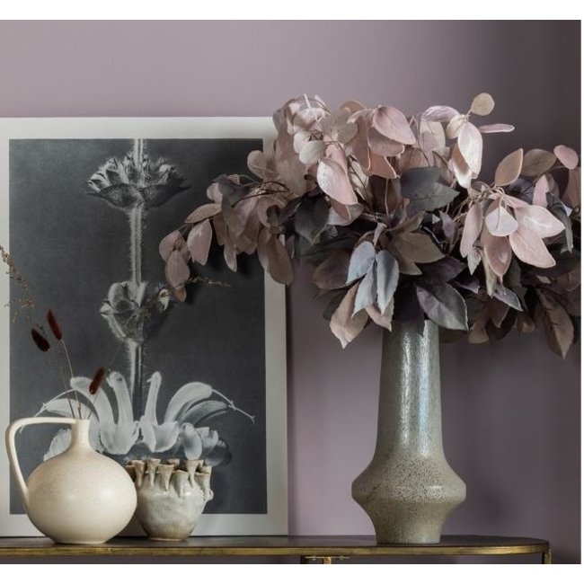 Woood Vaas Mid Century Glas  jade groen - 2 maten