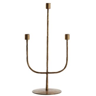 Light en Living Kandelaar 3L 22,5x15x45,5 cm NICOLE  antiek brons